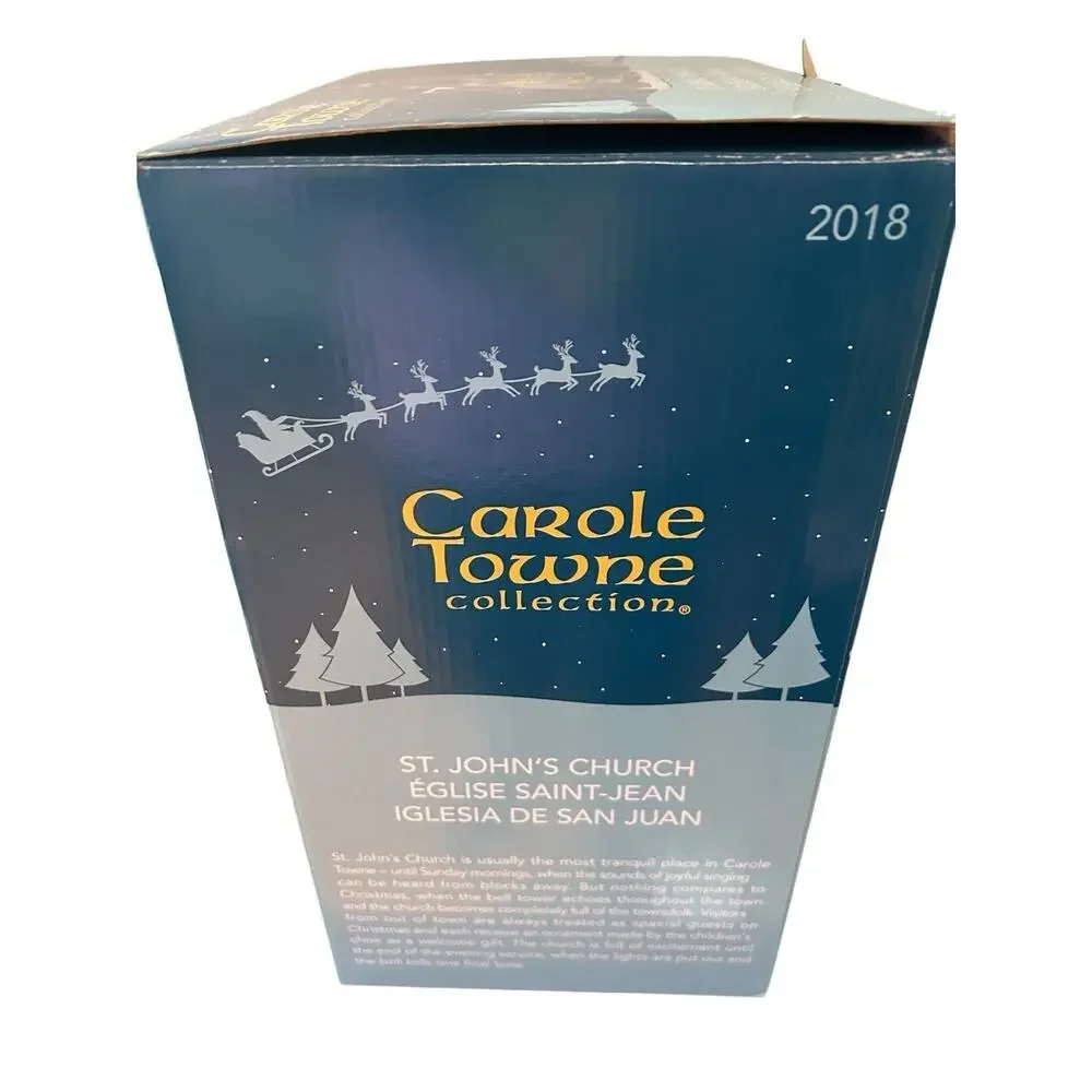 2018 Carole Towne Collection St. John’s Church Victorian Style In Box